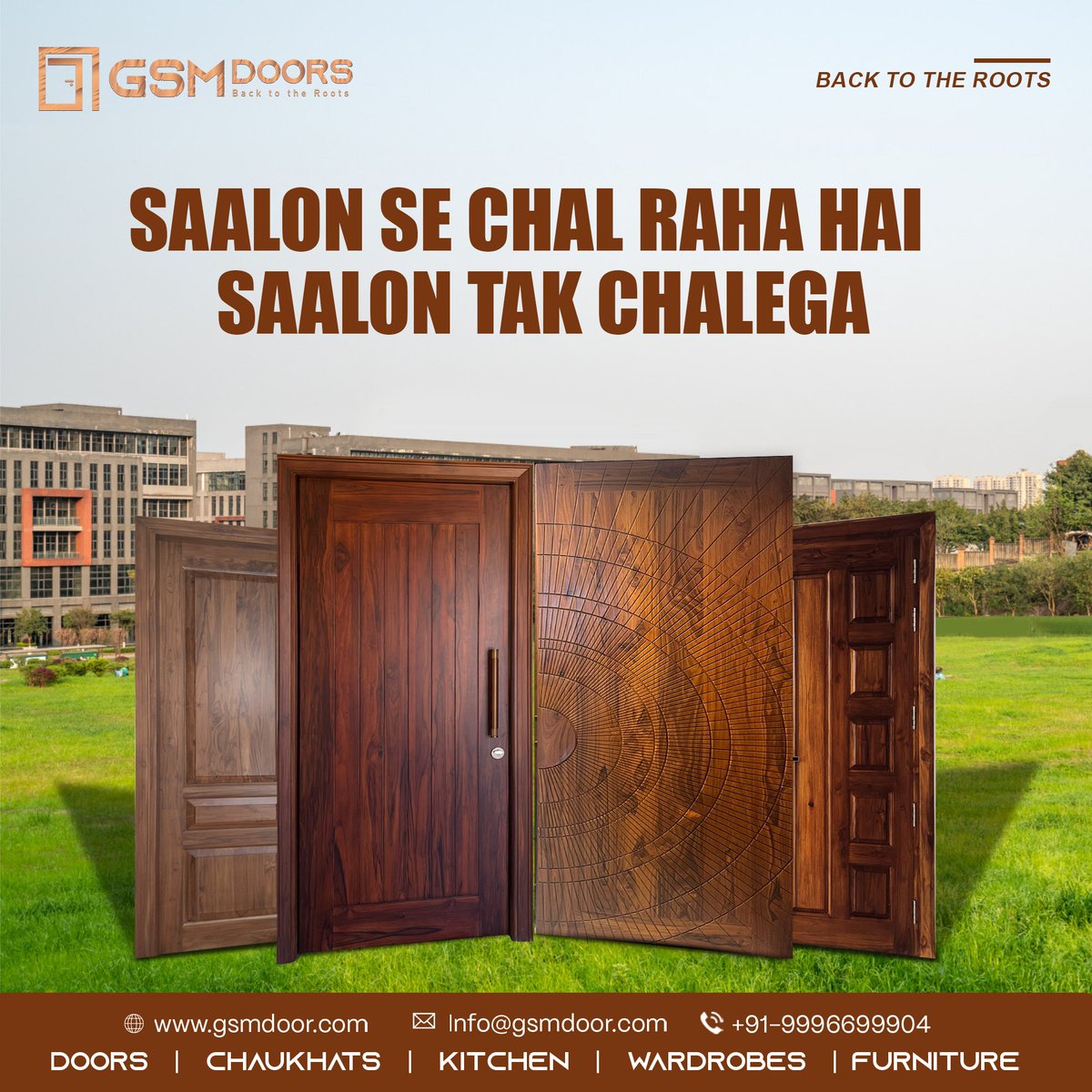 Back to nature, back to strength!

Our teak doors are built to last a lifetime, using sustainable practices that respect the earth.

Call us: +91 9996699904

Visit us: gsmdoor.com

#GSMDoors #doordesign #newdoors #Doors #TeakWoodDoors #design #naturalwood