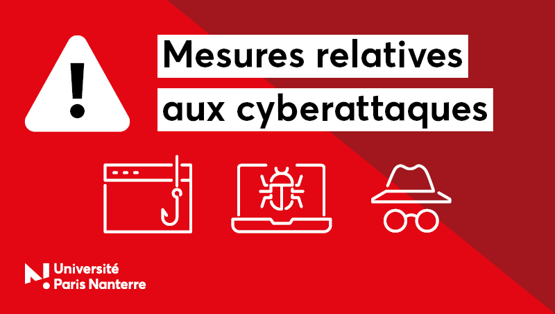 ⚠️Cyberattaques : Soyons toutes et tous vigilants ! Depuis plusieurs mois et plus activement ces dernières semaines, notre université fait l’objet de cyberattaques (phishing). Si vos accès aux services numériques sont bloqués et pour éviter les risques➡️ dri.parisnanterre.fr/mesures-relati…