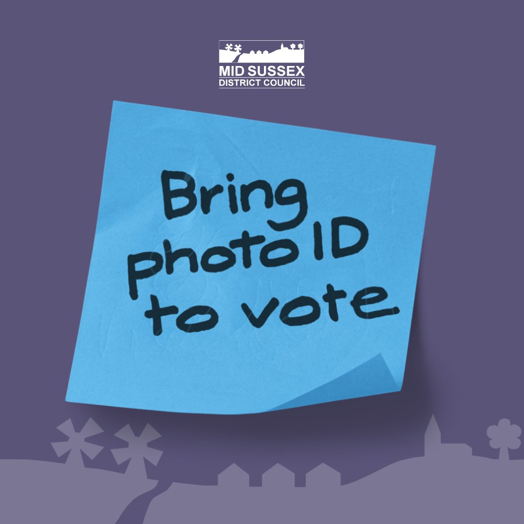 Elections are happening across the District on 2nd May. Voting at a polling station? Don’t forget to bring a photo ID. Find out more about accepted forms of photo ID: electoralcommission.org.uk/voting-and-ele…