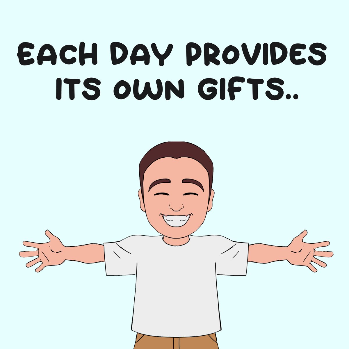 Embrace your gift everyday! #motivation #quote #gift #everydayisagift #grateful #blessed