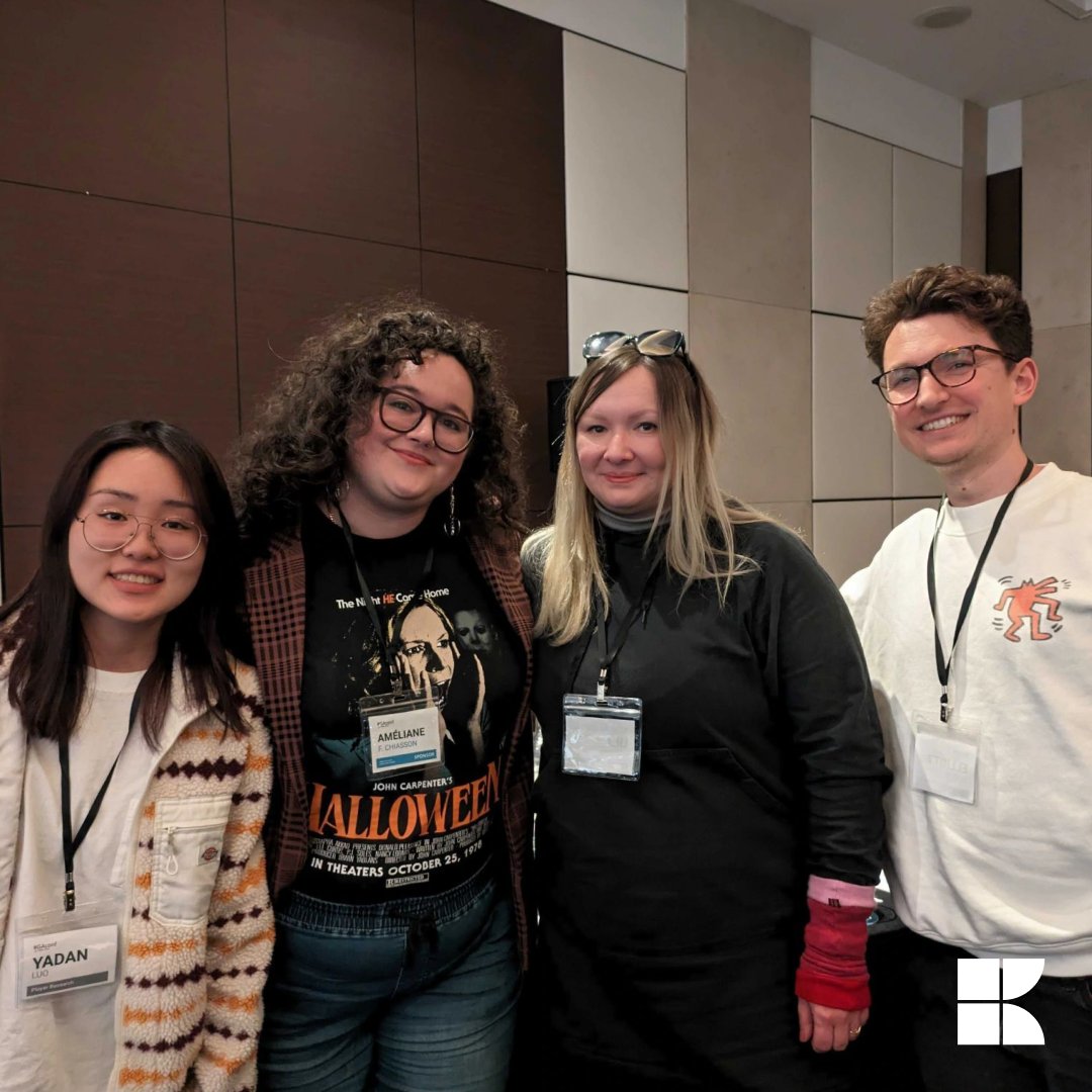The @playerresearch team at #GAconf last week! #A11Y If you're looking to learn about game accessibility, you can watch the video recordings from both days on YouTube: loom.ly/VkjSFm8. Props to our team in LA, who provided the live subtitling for this event! ✨