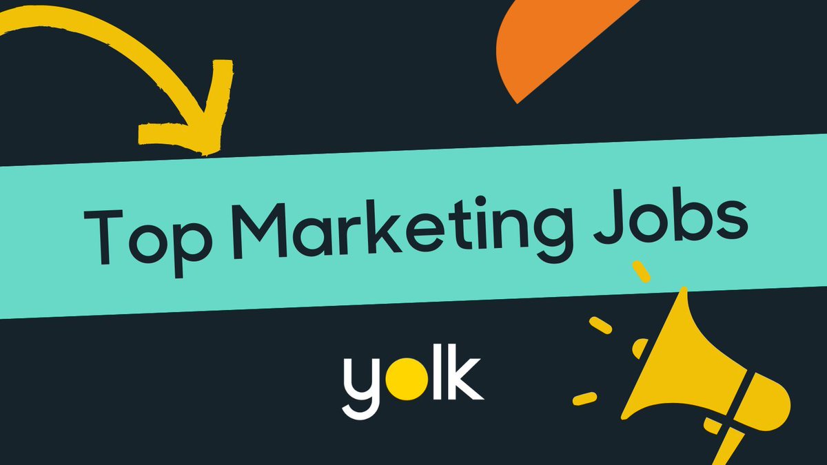 Are you looking for your next job in #Marketing? 🔍

Take a look at some of our top picks for Marketing jobs we have available at Yolk Recruitment Ltd. 👇

yolkrecruitment.com/jobs/marketing

#NowHiring