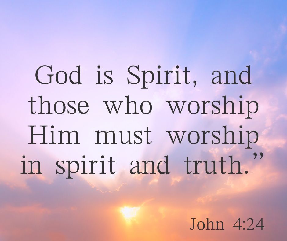 Morning saints! True worship it isn’t found in places, outward sacrifices, cleansings, and trappings. It’s when we worship according to the whole counsel of God’s word. We come to God in truth, not in pretense or a mere display of spirituality. The worshipers the Father seeks.