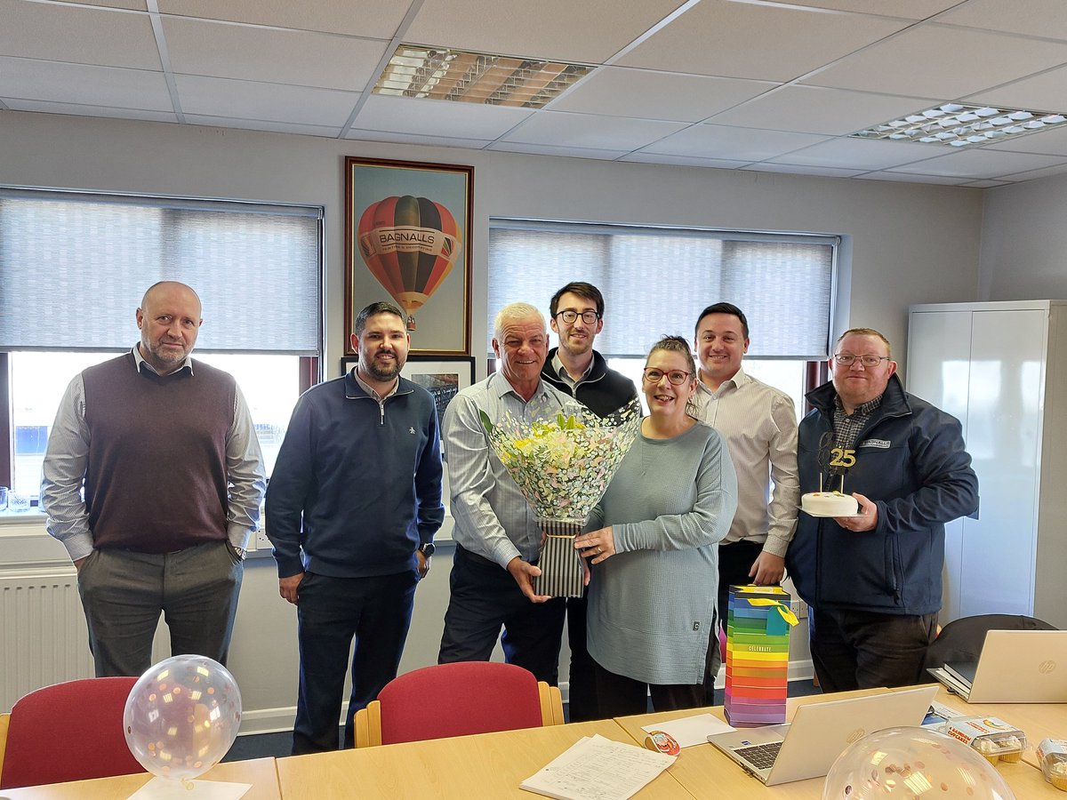 Congratulations to Pauline Hammonds from our North West branch who has just celebrated 25 years of service! Pauline works tirelessly as Branch Administrator, making sure all her colleagues are supported. Thank you, Pauline! 💛 #StaffAppreciation #Teamwork