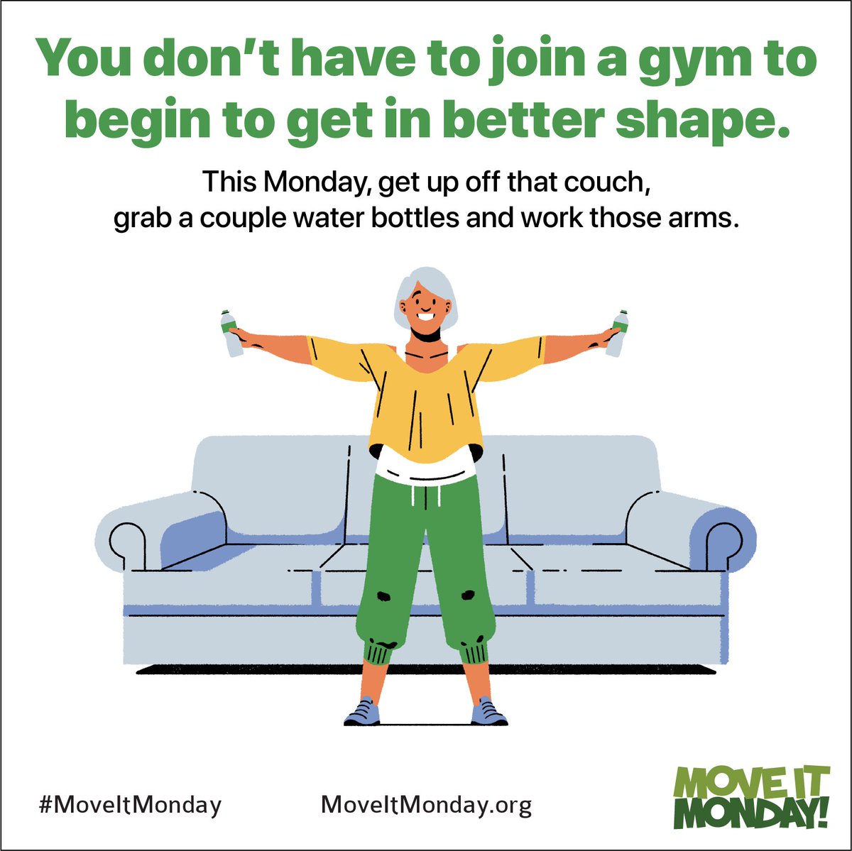 Get creative with your @HealthyMonday exercise regimen today by turning household objects into free weights! Who needs a gym when you've got soup cans? ow.ly/g7K050RhaUz