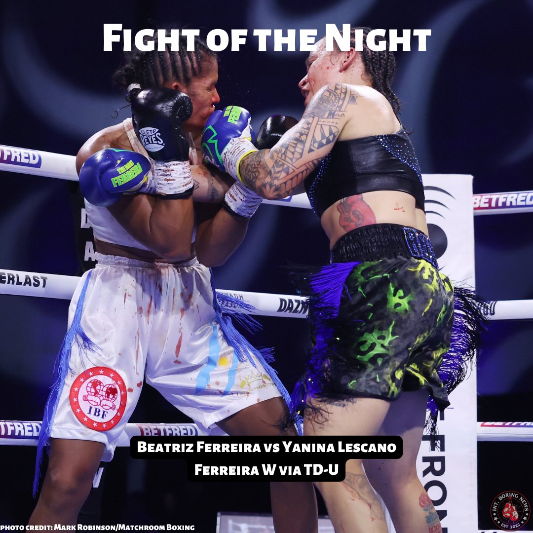 🥊 MCGRAIL/LEACH REVIEW! 

Fight of the Night: #FerreiraLescano!💥

📝 internationalboxingnews.com/single-post/pe…