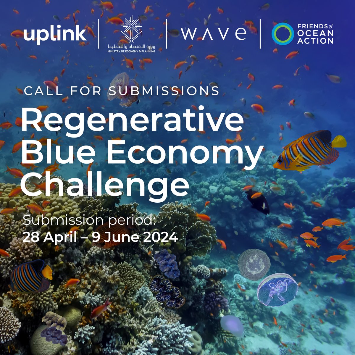#GFCR is proud to partner with @WEFUpLink for the Regenerative Blue Economy Challenge! Calling on visionary startups supporting marine pollution solutions & harnessing data to protect #ocean ecosystems. Submit your innovative solutions ⏩ wef.ch/3JCP7jK #BlueEconomy