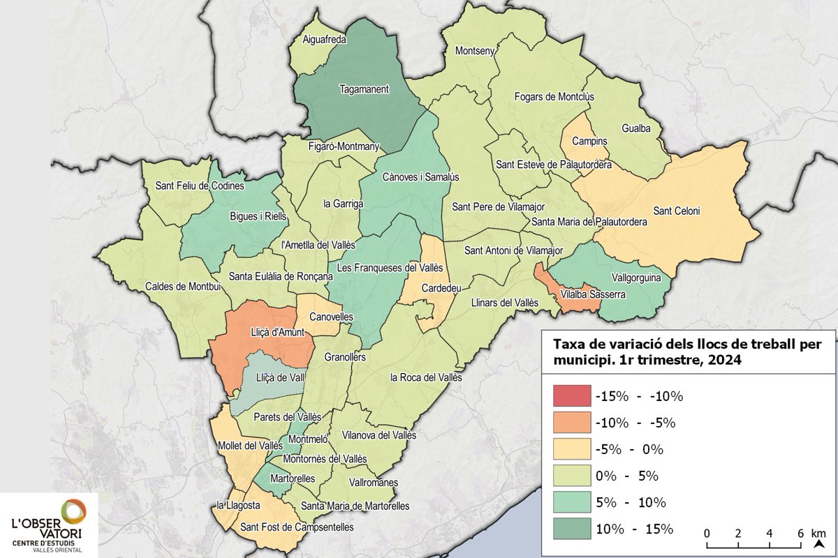 📈El primer trimestre de 2024 arrenca amb dades positives en els tres components de l’estructura productiva al #vallesoriental
Butlletí de @LObservatoriVOr 
ℹ️👉tuit.cat/rm6l7