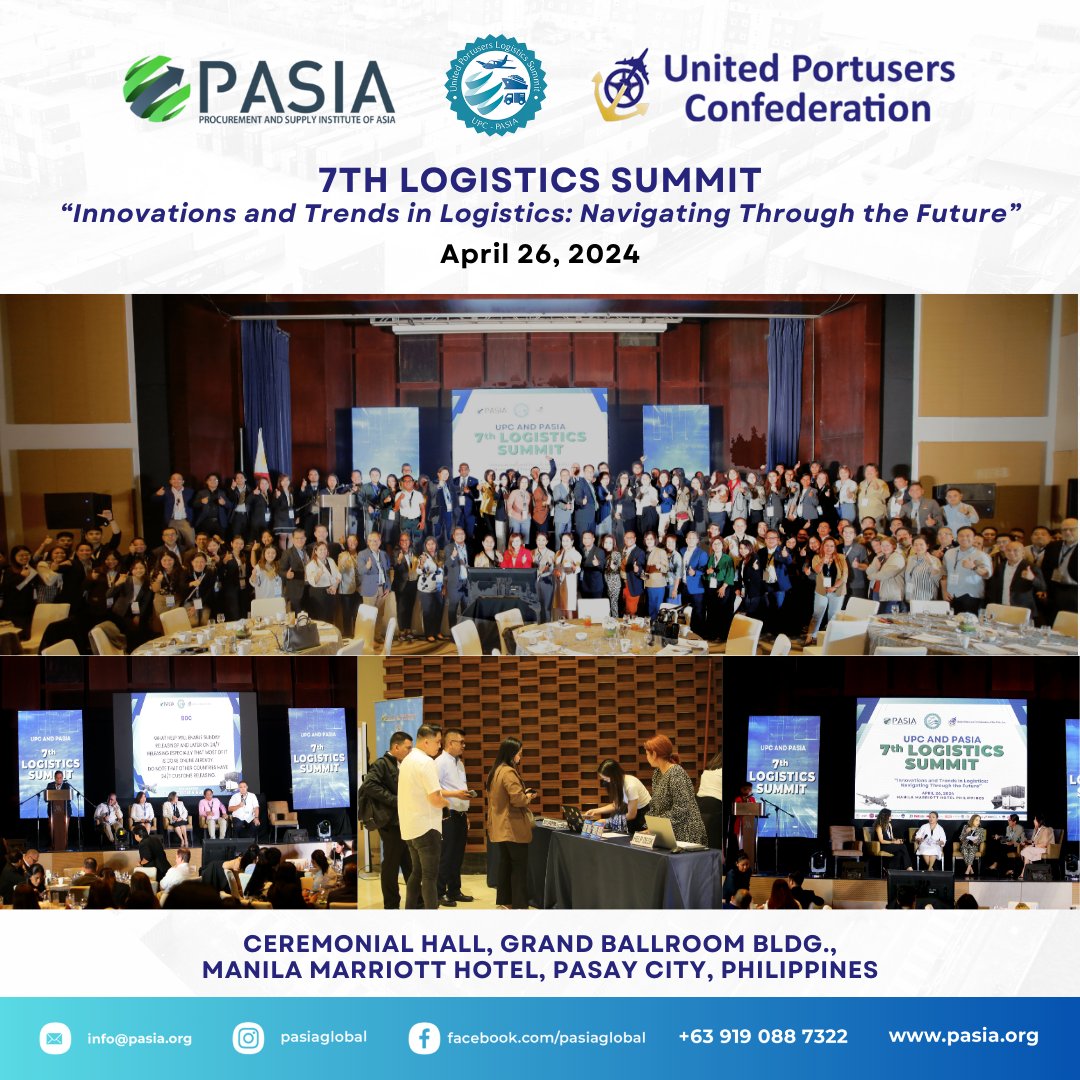 The Logistics Summit at the Marriott Hotel's Ceremonial Hall on April 26 was a resounding success! 

#7thLogisticsSummit2024 #SupplyChainTrends #InnovateLogistics #IndustryLeaders #LogisticsCommunity #SupplyChainSuccess #LogisticsConference #SupplyChainLeaders