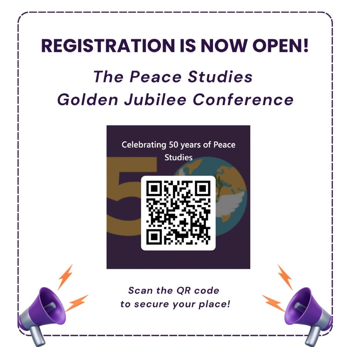 50 years of @BDPeaceAndDev conference, 7-9 June. We have a cracking programme of events, from panels to alumni events to the 'Tolstoy Cup.' We would love to see you there!