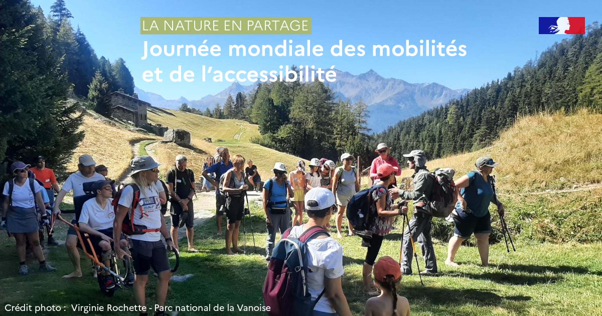 🏞 C'est la journée mondiale des mobilités et de l’accessibilité À cette occasion, @parcnational_fr, l'OFB et leur mécène @GMF_assurances vous proposent d’illustrer leur engagement pour une nature en partage dans le @pnvanoise et le @parc_nat_forets 👉parcsnationaux.fr/fr/actualites/…