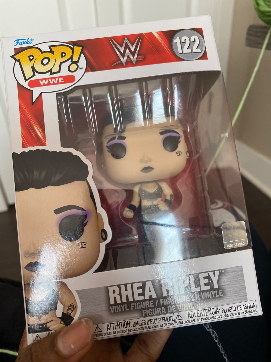 My roommates know me too well.

I get another funko AND it’s Rhea Ripley…I literally started giggling when I unwrapped it 😂