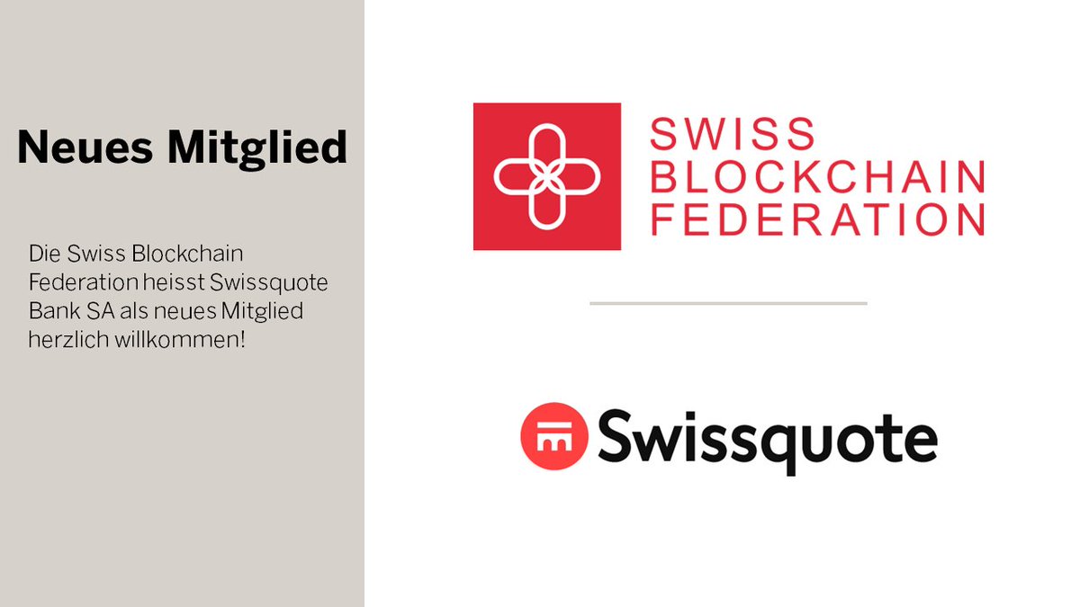 Willkommen, @Swissquote bei der SBF! Die grösste Schweizer Online-Bank bietet Dienstleistungen im Bereich Handel, Investitionen und Bankwesen an. Neben ihrer Krypto-Börse SQX, umfasst deren Angebot derzeit den Handel mit 40 #Kryptowährungen, #Verwahrungsdienste und #Staking.