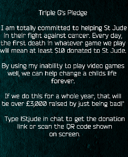 Starting today, myself and my community are making a new pledge to @StJudePLAYLIVE.

If you want to help and are not in my stream all the time, use this link > tinyurl.com/k7vb7yjp

#everychildmatters