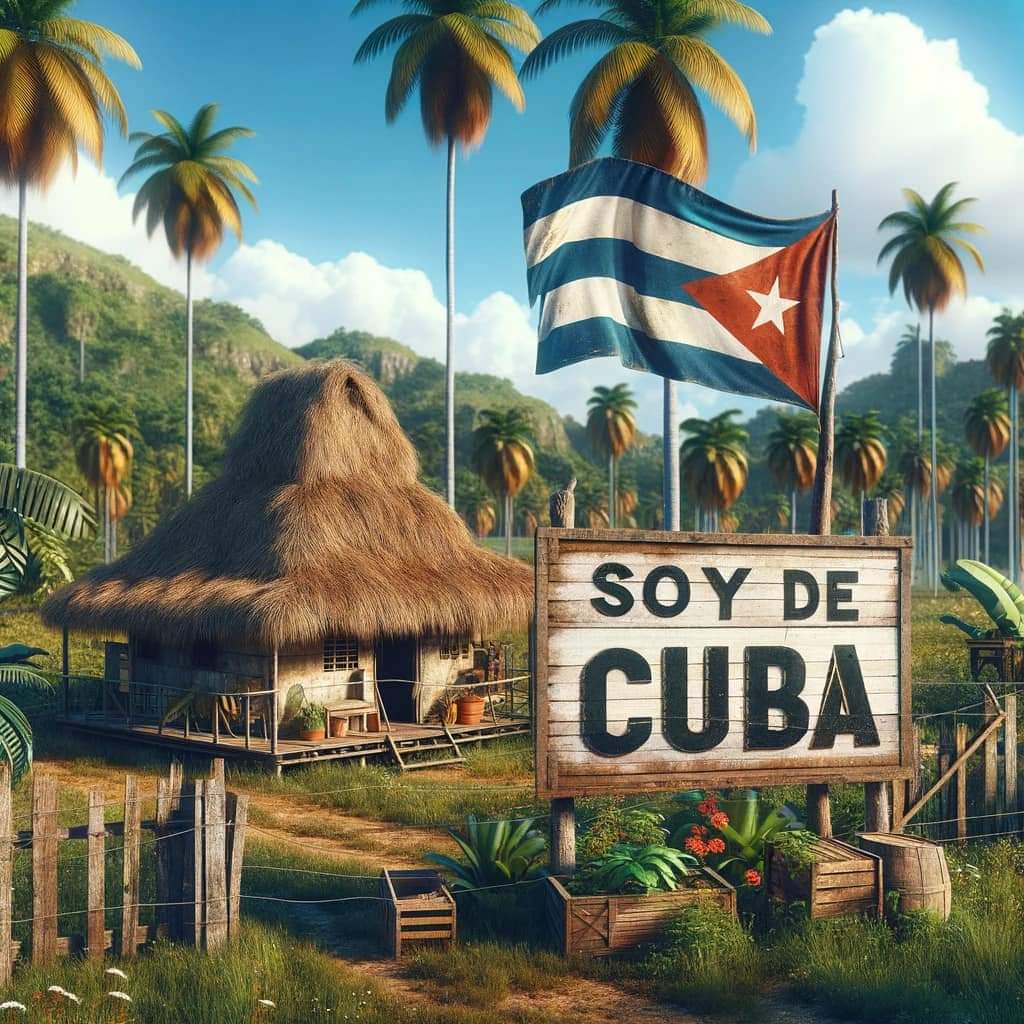 Estés donde estés nunca olvides tu origen, nunca olvides tu historia, tu tierra. Quien lo hace pierde el rumbo. Este es mi origen: el campo de #Cuba 🇨🇺, de eso vivo orgulloso. ¿Y tu?