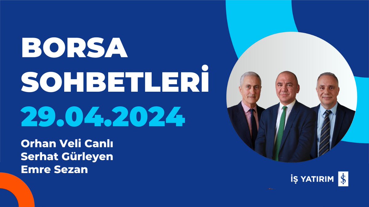 📺#VIDEO #YouTube 📌BORSA SOHBETLERİ - 29.04.2024 🎙Orhan Veli Canlı, Serhat Gürleyen, Emre Sezan 👉ABONE olun, hemen izleyin: youtu.be/0VrZJRWtYBc