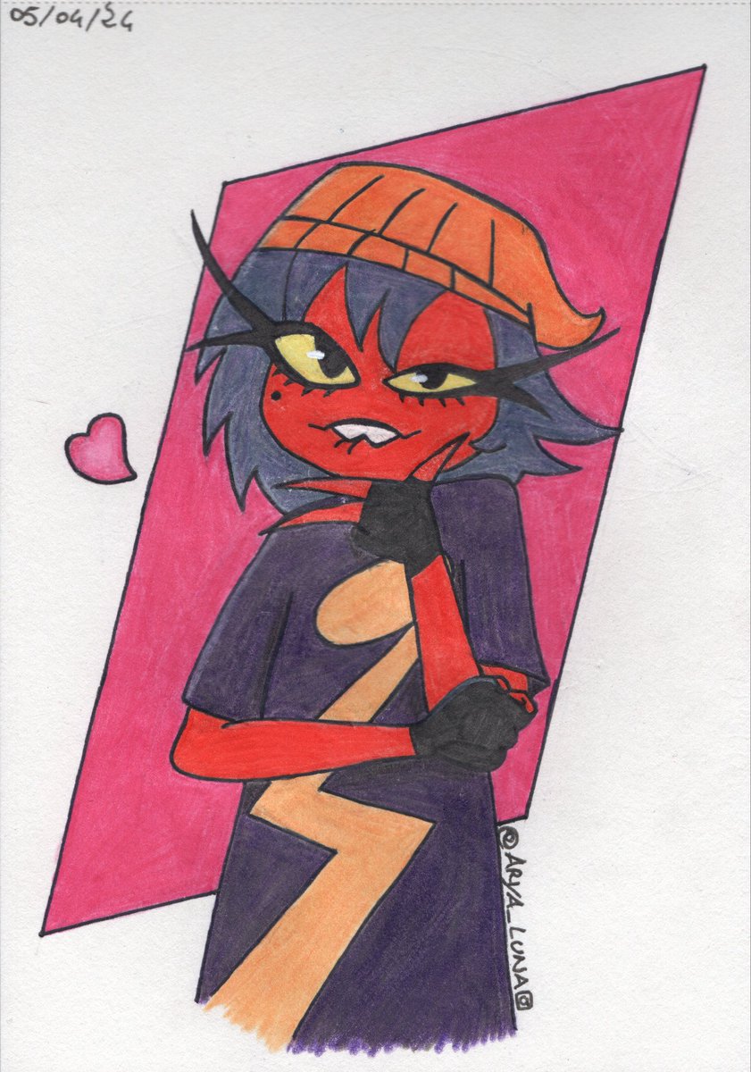 Etwal88's tweet photo. I made this Millerd on April 5th.
I love Millie in any version: romantic, murderer or regular Joe!!
Chu~ 🩷
#millerd #milliehelluvaboss #helluvaboss #helluvabossfanart #vivziepop #sexy #cute #love #drawing #fanart #vivziepopfanart #art #pencil #hell #imp #tomboy #regularjoe https://t.co/cqzm6i7uFO