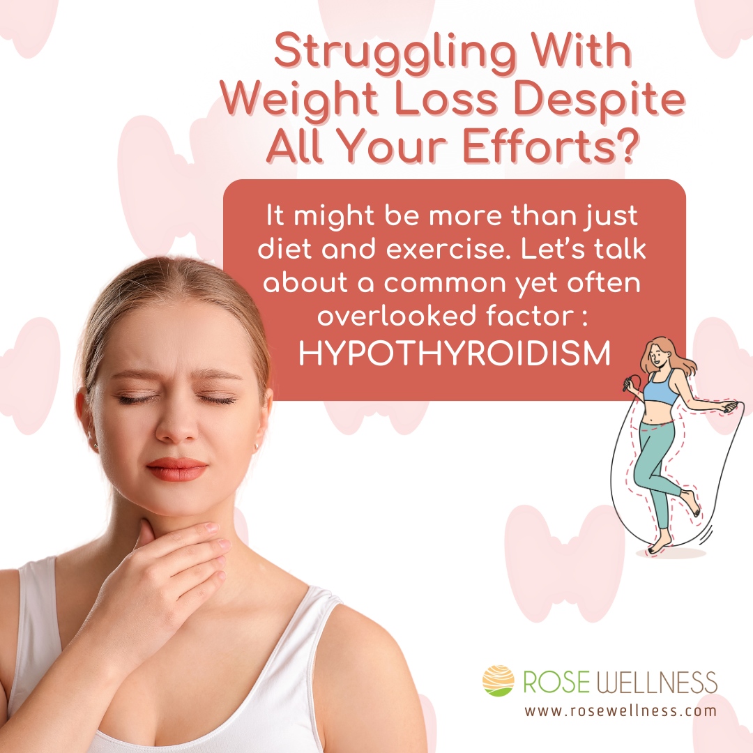 Are you struggling to lose weight? 
Talk to your doctor about looking into hypothyroidism! 

👉 rosewellness.com/stimulate-thyr…

#RoseWellness #FYP #Hormones #HormoneImbalance #HormoneBalancing #Hypothyroidism #Thyroid