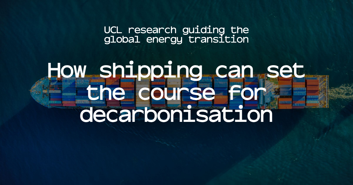 International shipping is responsible for a significant amount of global carbon emissions which could grow massively if unchecked. UCL research is creating new pathways to power the shipping industry with green energy. 🔗bartlett-review.ucl.ac.uk/how-shipping-c… @UCL_Energy @TheBartlettUCL