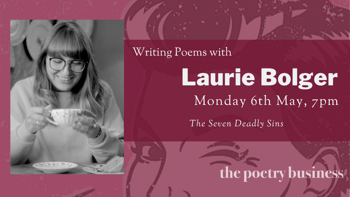 ✨WORKSHOPS NEXT WEEK✨ ✨Mon 6 May, 7pm Writing The Seven Deadly Sins with Laurie Bolger (@LaurieBolger) buytickets.at/thepoetrybusin… ✨Wed 8 May, 11am New Ways into Love Poetry with Jonathan Edwards buytickets.at/thepoetrybusin…