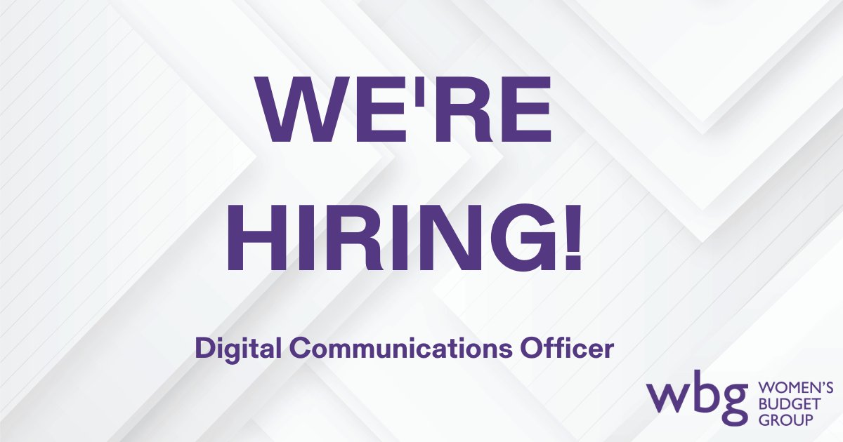 📢 Join us! We're hiring a Digital Communications Officer. You'll play a key role in expanding our reach and impact by crafting engaging content, designing informative visuals and communicating our work across a range of digital platforms. Apply now: wbg.org.uk/recruitment/jo…