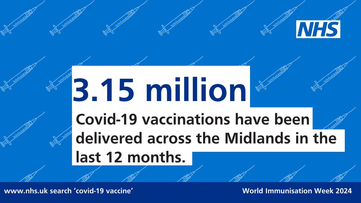 This #WorldImmunisationWeek we encourage you to attend essential routine vaccines when invited. If you’re over 75 or have a weakened immune system, you can book a Covid-19 vaccine today on the NHS App or website 👉 orlo.uk/NHSCovid19Vacc… You don't need to wait to be invited.
