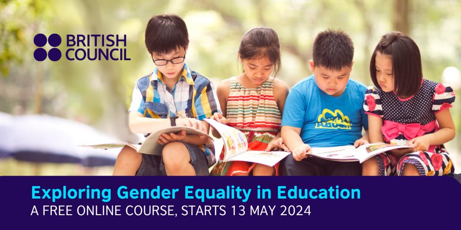 👩🏽‍🏫👨🏻‍🏫 Starting 13 May! Our free course to develop teachers' awareness of gender inequality in education systems and learning environments, and how this can impact learners. 👉 Register now: bit.ly/3OOwQDR @FutureLearn #SchoolsConnect