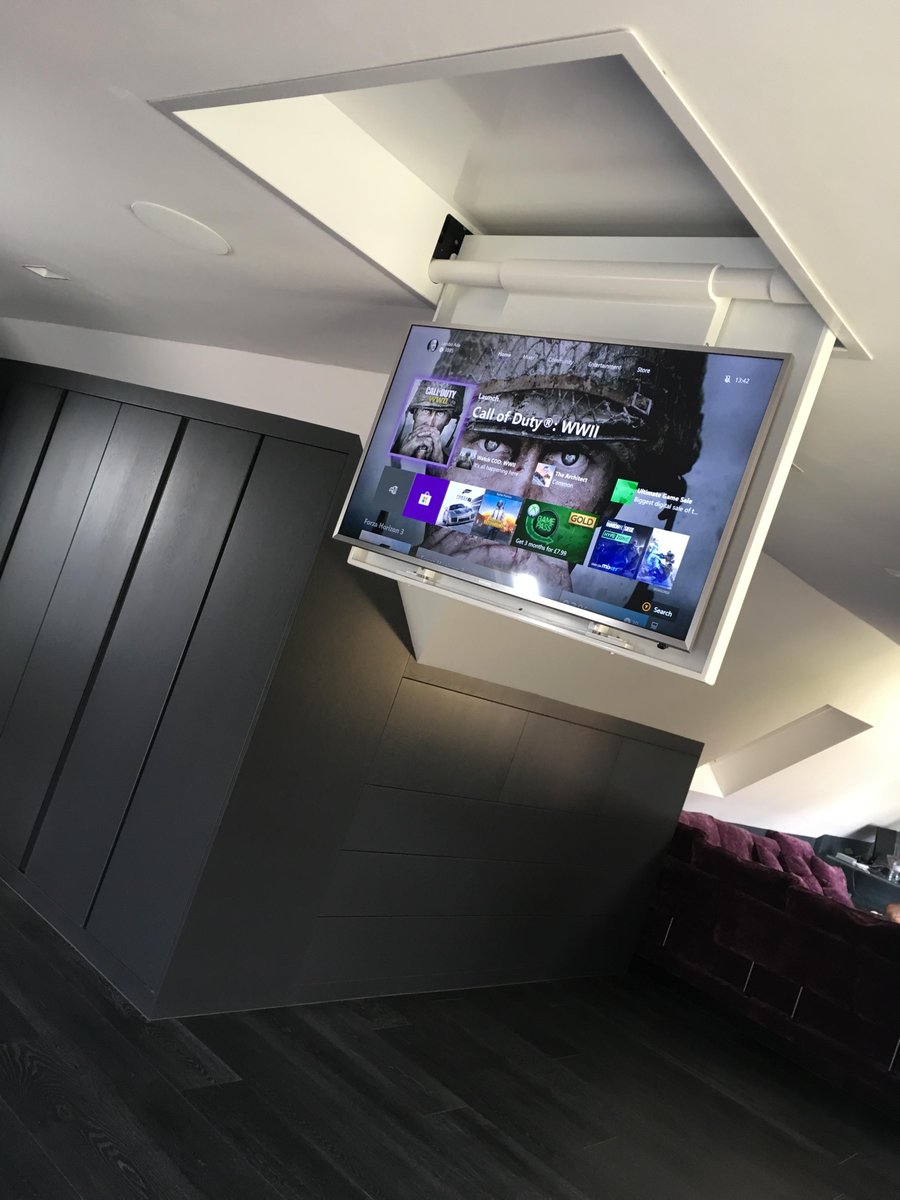 No where for the TV go? There is always a smart home solution! @futureautomation