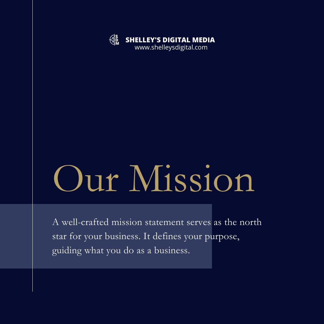 Your mission statement is the heart and soul of your brand. It defines your purpose, guiding everything you do as a business. Here's how to craft a mission statement that inspires and resonates with your audience.

#MissionStatement #BrandIdentity

shelleysdigital.com/2024/04/29/mar…