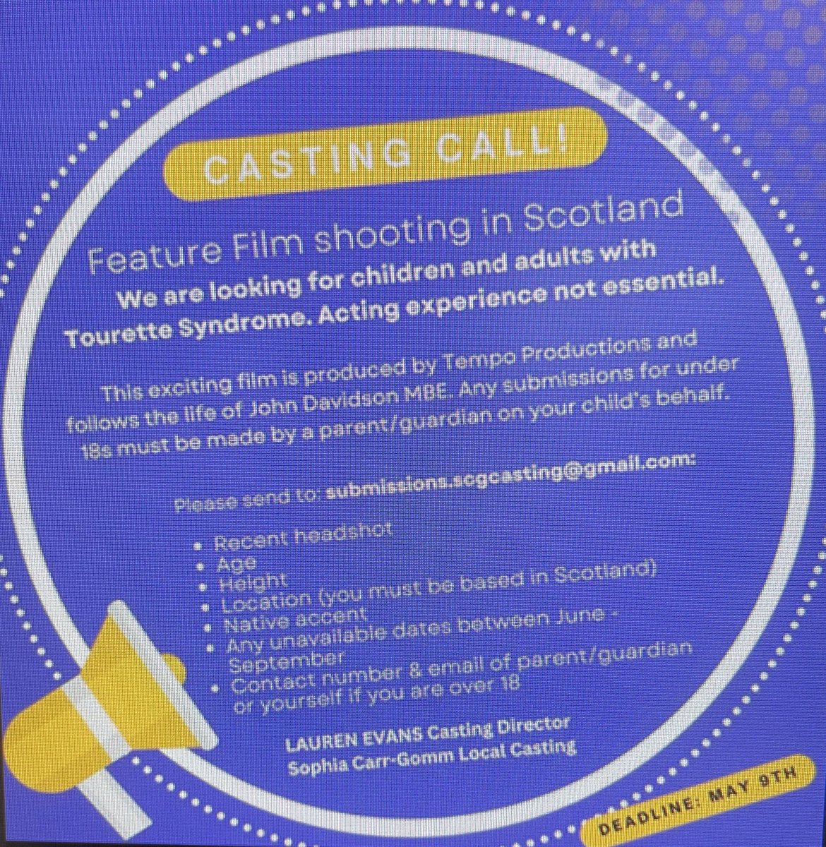 Casting opportunity!