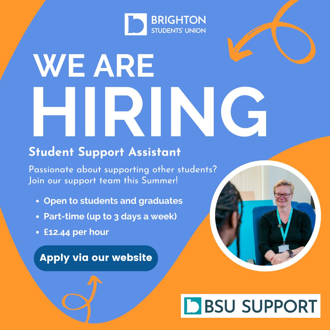 Calling all students and those graduating this Summer! 📢 We are looking for a Student Support Assistant to work with us part-time over the Summer ☀️ Find out more about the role and apply here bsu.staffsavvy.me/apply/position…