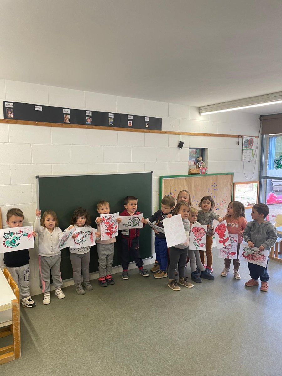 AjCastelltersol's tweet image. 🤗 Volem donar les gràcies a la #Mabel que aquesta setmana va venir a explicar-nos la llegenda de 🐉🌹 Sant Jordi i ens va ajudar a 🎨 pintar roses i dracs.

👏 Moltes gràcies!!!

#EscolaBressol #Espurna #Castellterçol
