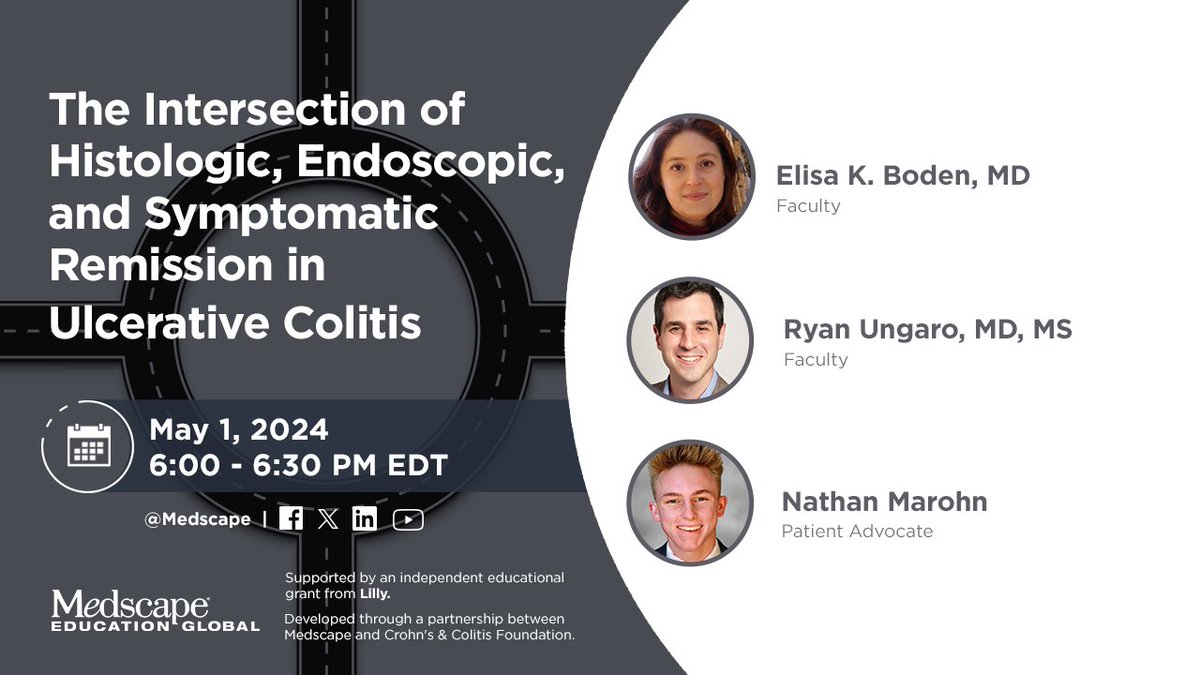 Just TWO DAYS until we GO LIVE for a dynamic conversation about the management of #UlcerativeColitis with @ElisaBodenIBDMD and @ryanungaro! All #GITwitter MDs, NPs, PAs are invited to join and bring your Qs. ➡️ ms.spr.ly/6011YyM59 #GastroTwitter #MedEd