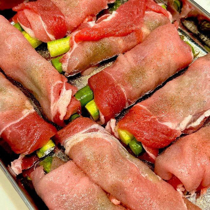 アスパラを沢山いただいたので!🤤🙏 