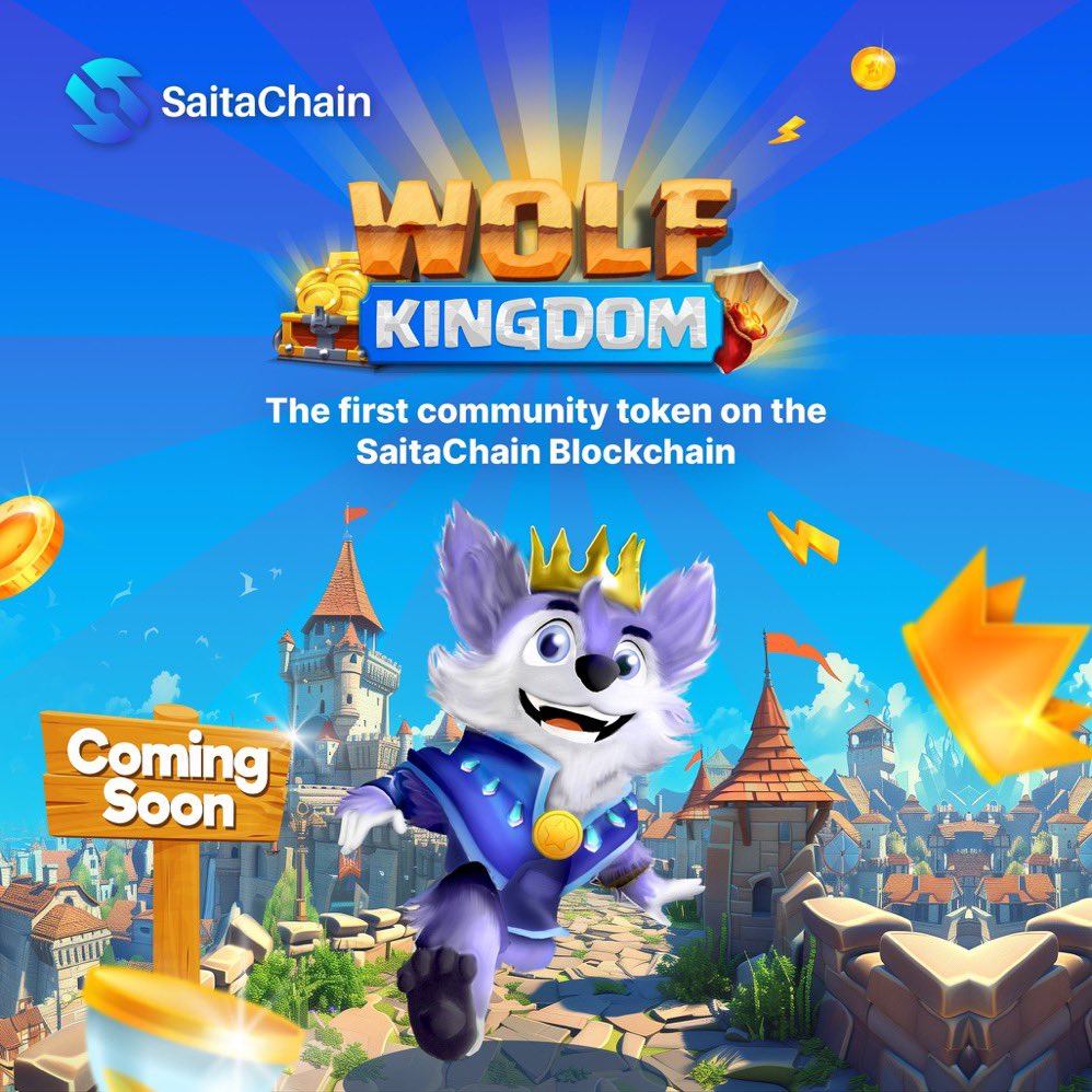 I think #WolfKingdom will come just in time for the next leg up 👀💹

#SaitaChainCoin