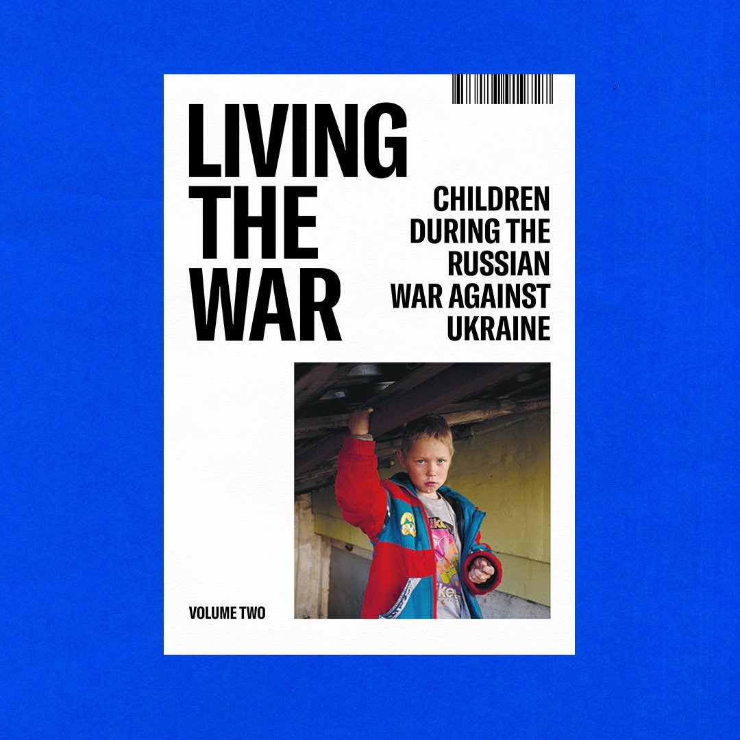 'Living the War: Children during the Russian War against Ukraine' is a book that features 8 stories about kids, who suffered from 🇷🇺 aggression The book aims to convey kids' experiences and intensify efforts to save young Ukrainians 🫂 🔗 Read more: bringkidsback.org.ua/media/living-t…