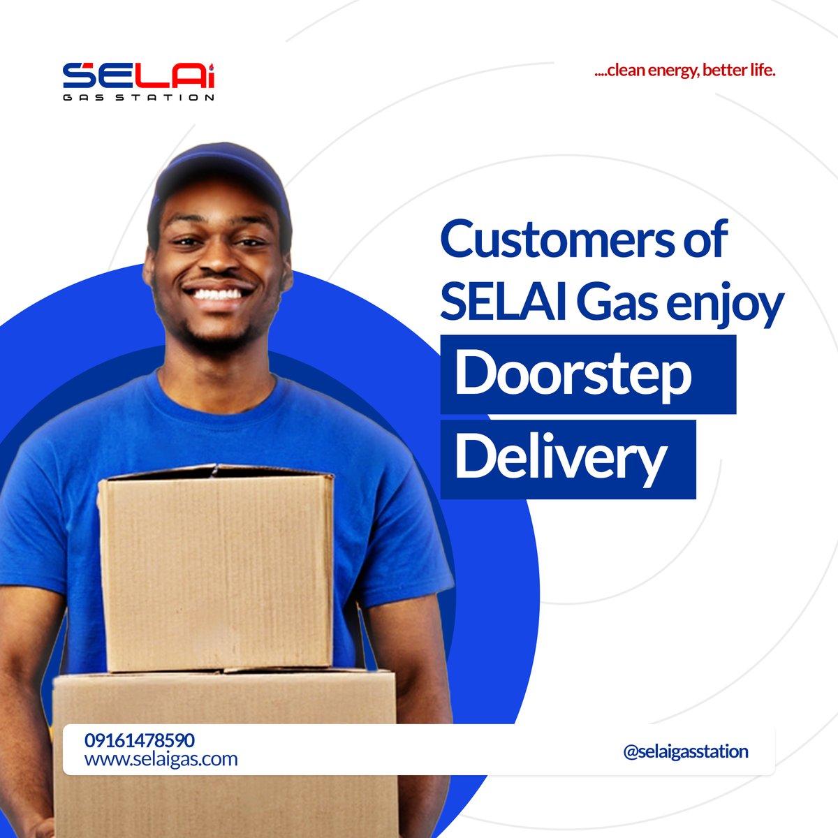 Take advantage of our convenient delivery service today and get your SELAI gas cylinder.   

To order your SELAI Gas cylinder, simply visit our website selaigas.com or call our customer service hotline 09161478590.   

#SelaiGas #SelaiGasStation #QualityGas #PremiumGas