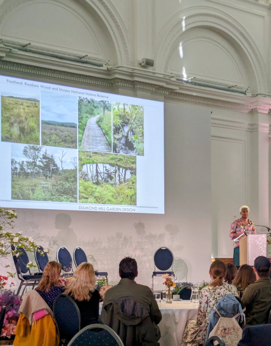 Arit Anderson introduces her Hampton Court peat free garden - here in @The_RHS we are in a peat free bubble but in the wide world many are still unaware of the importance of keeping peat in the ground and saturated
