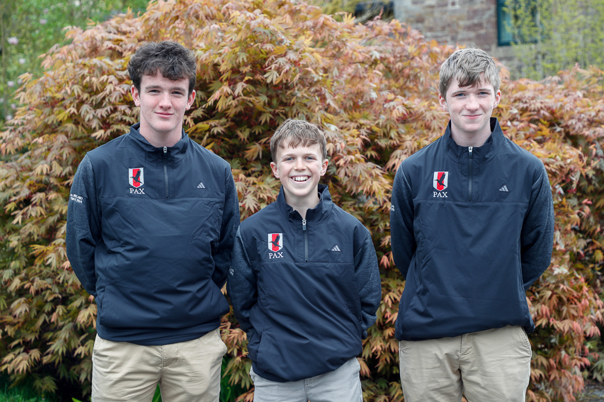 Best of luck to Karl Hennessy, Logan O'Connor and JJ Power at today's All Ireland Golf Final at Milltown Golf Club. They are participating in the team event and JJ also qualified for the individual competition. 🔴⚪ #GlenstalAbbeySchool