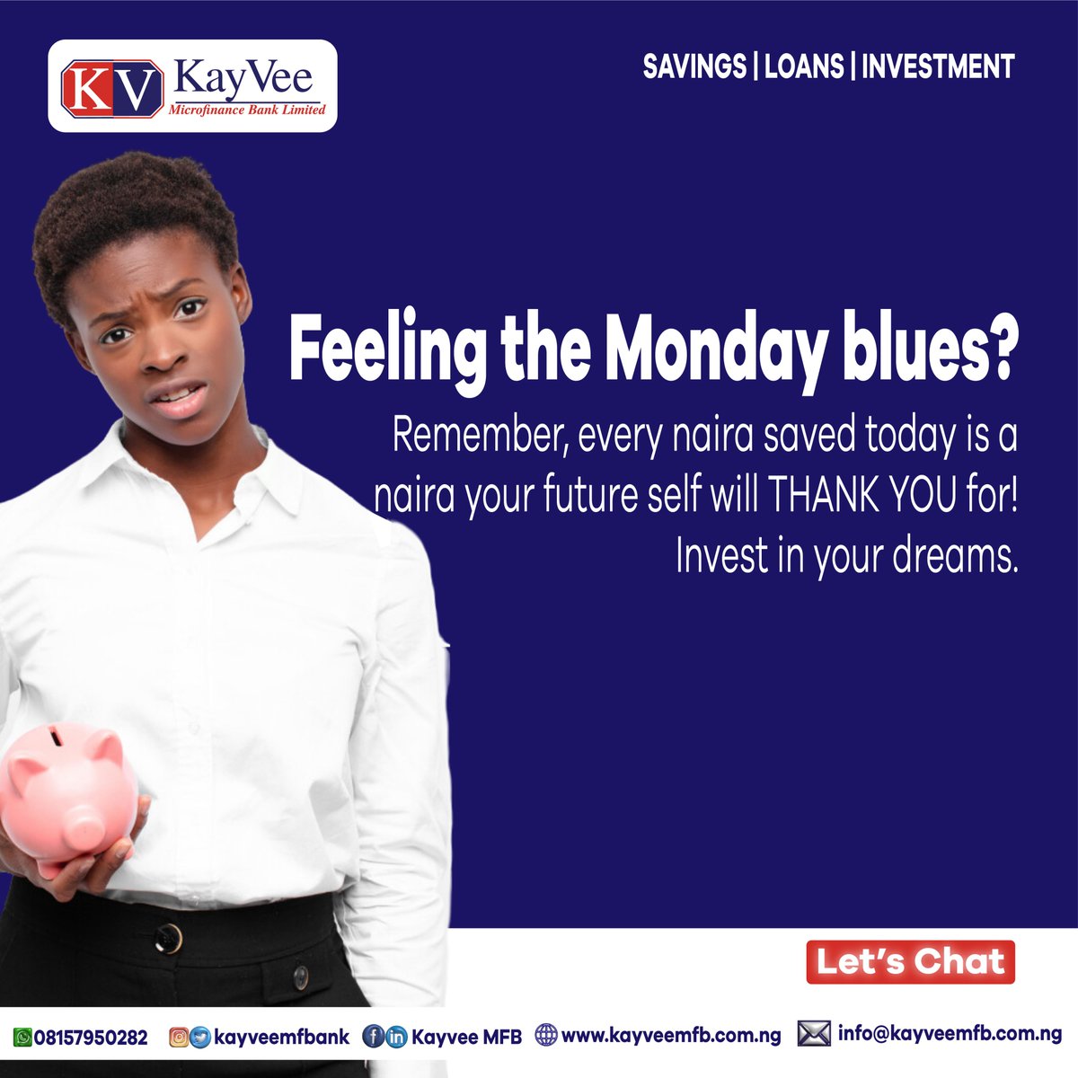 Is the Monday scarp hitting hard? Don't worry, even small savings today add up to a brighter tomorrow! Invest in your future, because your future self will thank you.
.
.
#FinancialGoals #StartSmallDreamBig #MoneyMotivation #FutureProofing #MondayMotivation