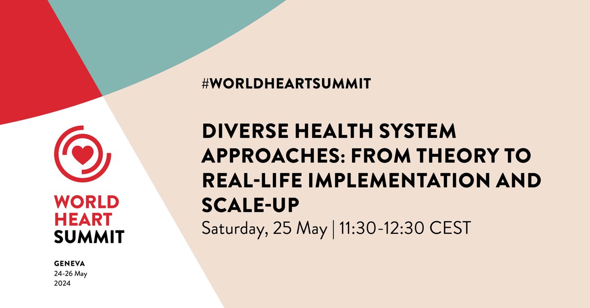 At the #WorldHeartSummit this May, we'll delve into the holistic health system needed for lifelong CVD care, covering everything from diagnosis delays to access barriers for treatments. Learn more and secure your spot now: worldheartsummit.org