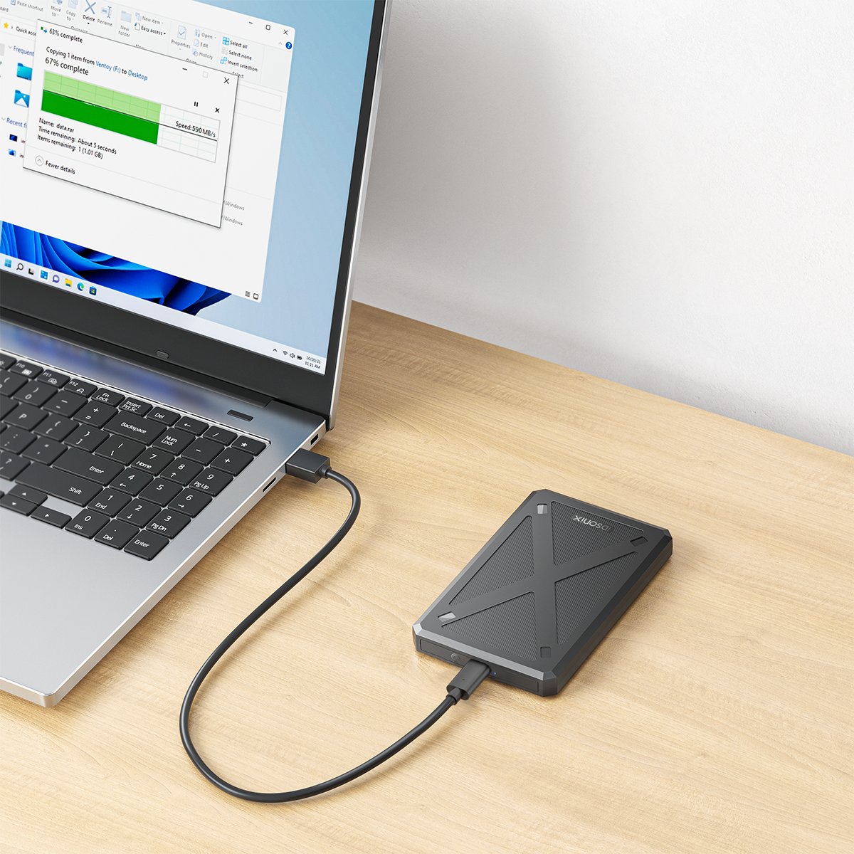Do you have an old 2.5” hard drive lying around? ♻️ You can repurpose it.

With our USB 3.0 drive enclosure, reach speeds up to 6 Gbps.

Start recycling now 👉 amzn.to/3UfZe3b

#harddrive #datastorage #datasecurity #lightningspeed #techgadgets #macbook #driveenclosure