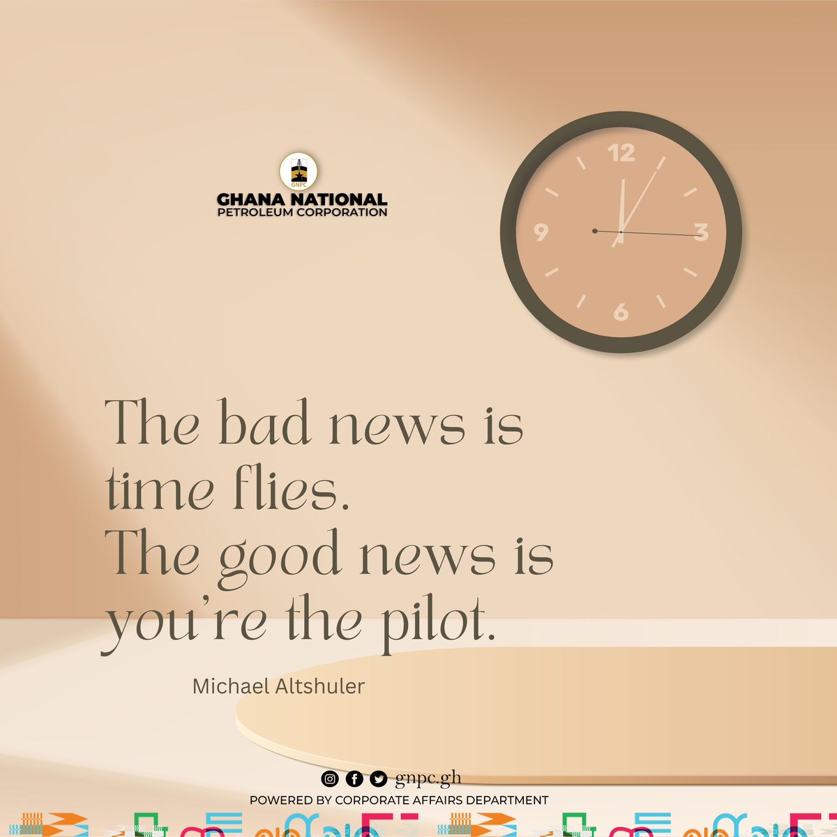 Every second counts when it comes to achieving corporate excellence. Time is your ally!

#EmpoweringDreams
#ImpactingLives