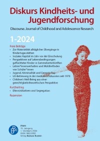 Neuer Artikel: Gefährdete #Kinder, begrenzt handlungsfähige #Eltern. Wie erwachsene Bewohner:innen die Lebensbedingungen geflüchteter Kinder in Sammelunterkünften erleben - budrich-journals.de/index.php/disk… (@barbarabudrich)