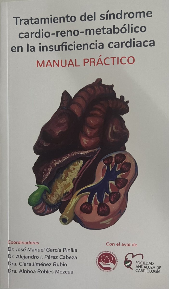 Garcia Pinilla (@marlucale37) on Twitter photo Un honor presentar nuestro Manual Práctico de Manejo del Síndrome Cardio-Reno-Metabólico en la IC. Gracias al trabajo duro de todos los autores y con el aval de la <a href="/SACardiologia/">SACardiología</a> y el apoyo incondicional de <a href="/AstraZeneca/">AstraZeneca</a> . Esperamos que os sea útil. Un honor presentar nuestro Manual Práctico de Manejo del Síndrome Cardio-Reno-Metabólico en la IC. Gracias al trabajo duro de todos los autores y con el aval de la <a href="/SACardiologia/">SACardiología</a> y el apoyo incondicional de <a href="/AstraZeneca/">AstraZeneca</a> . Esperamos que os sea útil.