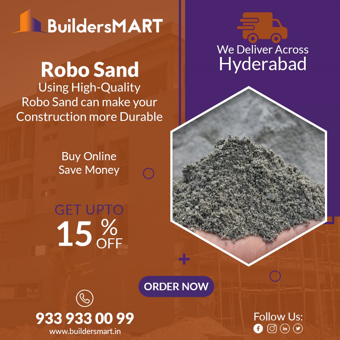 BuildersMartIND's tweet image. Quality Robo Sand = Quality Construction. Discover Lowest Prices Online only @ BuildersMart Online Store.

Shop Now: bit.ly/3ogUyKL

#BuildersMart #robosand #sand #Msand #buildingmaterials #dust #buildingmaterials #building #onlinemarketing #online #onlineshopping