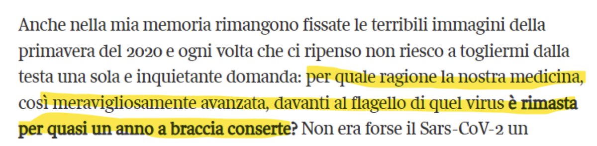 Un insulto.

Vorrei viaggiare nel tempo e portare Susanna Tamaro ad Oxford nel 2020, quando io e i miei colleghi perdevamo salute fisica e mentale a lavoro sul virus nella speranza di tirare tutti (Tamaro inclusa) fuori dai guai.

Magari oggi non avremmo questi articoli deliranti