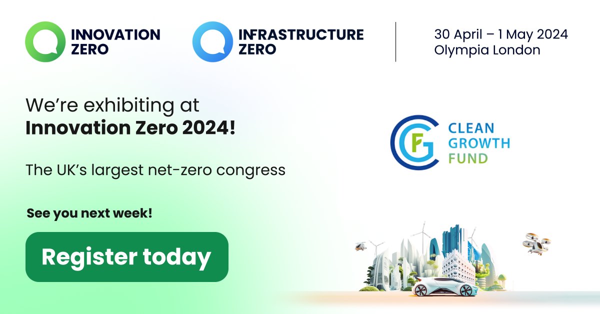 We're excited to exhibit at @_InnovationZero over the next few days, 30th April - 1st May. Come and say hi to our team on stand # G88 and don't miss our Managing Partner, Beverley @GowerJones, taking part in a panel at 11:45 tomorrow on the Finance Forum stage. #InnovationZero