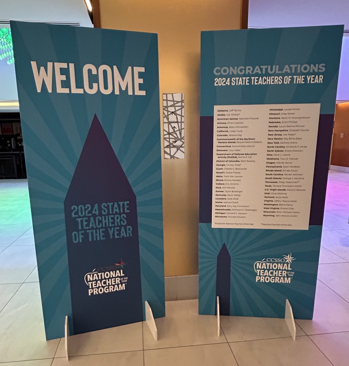 Excited to continue “giving and growing” with my 2024 STOYs for Washington Week! #ntoy2024 #ccsso #keepgivingandgrowing #sctoy2024