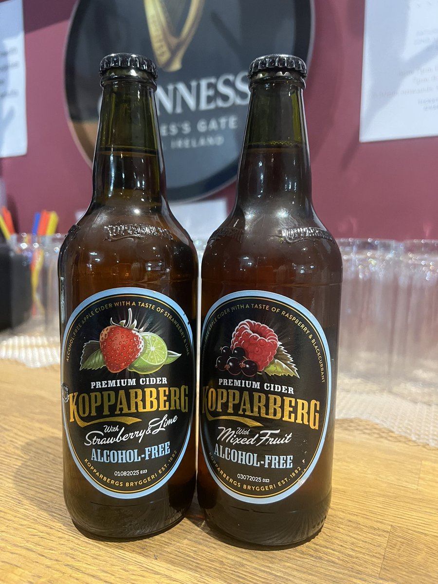 We now have Alcohol Free Kopparberg available
